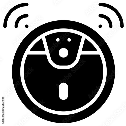 Robot Vacuum Cleaner Icon