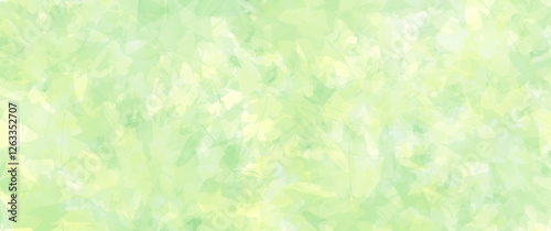 Green foliage vector summer art background with maple leaves. Hand drawn spring wallpaper for flyer, poster, cover, invitation cards, luxe invite, prestigious voucher. Green abstract illustration.