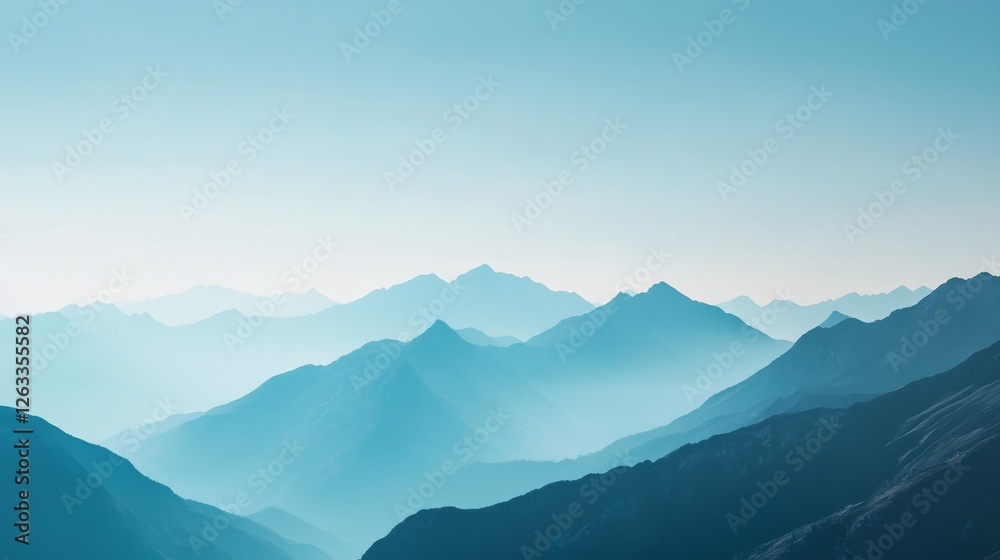 Serene Blue Mountain Range Wide Shot Composition, Hazy Landscape, Peaceful Concept, mountain photography, nature wallpaper mountain range, landscape photography Serene Blue Mountain Range Wide Shot Composition, Hazy Landscape, Peaceful Concept, mountain photography, nature wallpaper mountain range, landscape photography