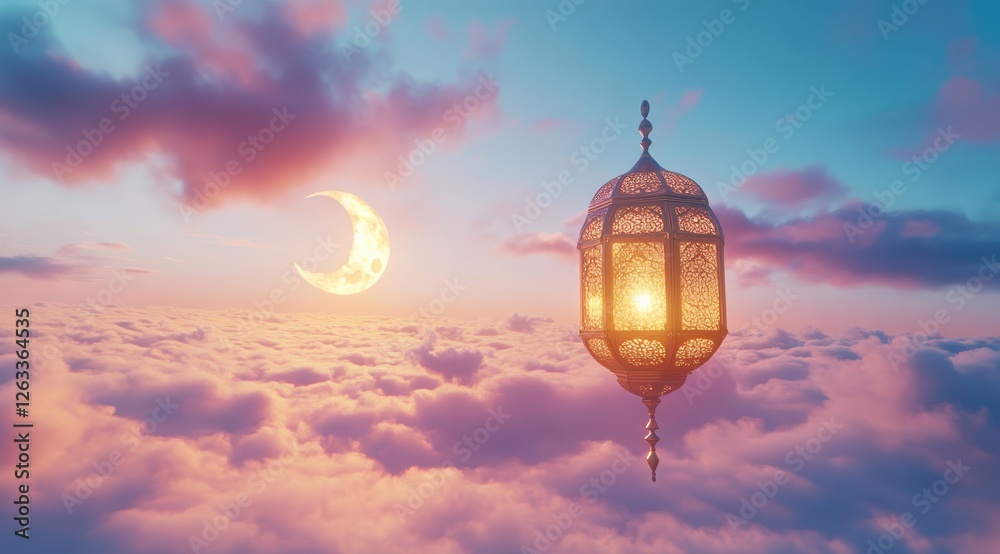 Fototapeta premium background for ramadan, place for text