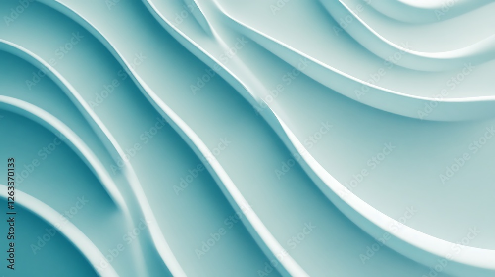 Abstract Teal White Curved Lines Design Abstract Teal White Curved Lines Design