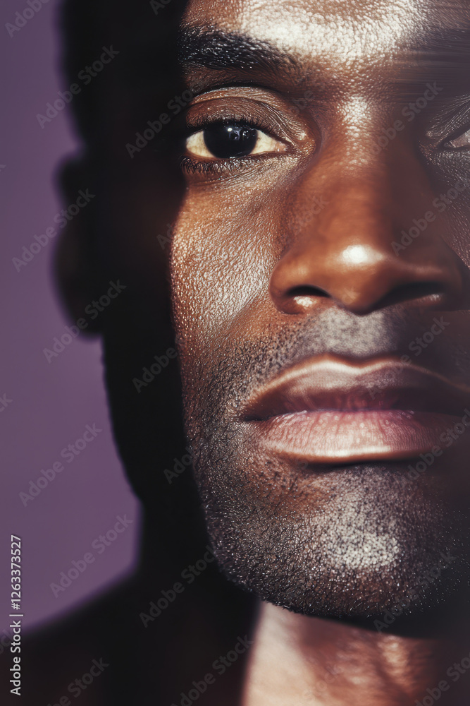 Intimate Portrait Capturing Depth and Emotion in a Close-Up Shot, Highlighting the Beauty of Individual Identity Intimate Portrait Capturing Depth and Emotion in a Close-Up Shot, Highlighting the Beauty of Individual Identity