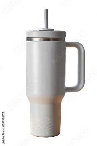 Stanley quencher water bottle mockup	