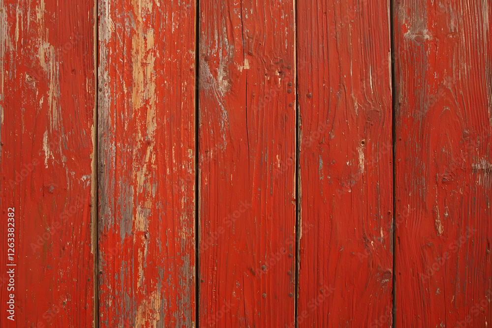 Rustic red wooden planks show aged texture and color. The wood grain is visible through the chipped paint. Great backdrop for vintage themes. Rustic red wooden planks show aged texture and color. The wood grain is visible through the chipped paint. Great backdrop for vintage themes.
