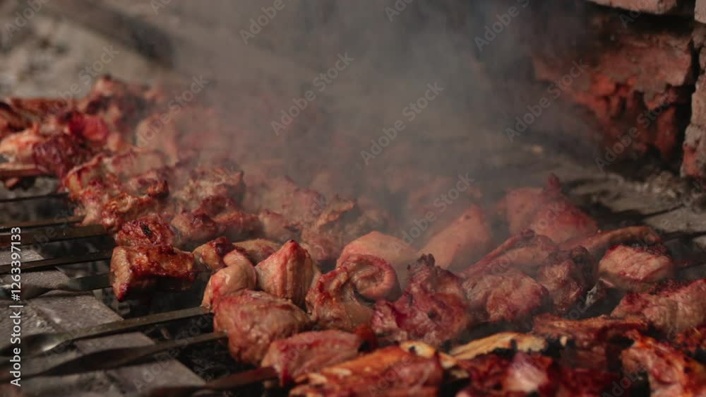 Traditional Shashlik on Mangal - Authentic BBQ Experience Traditional Shashlik on Mangal - Authentic BBQ Experience