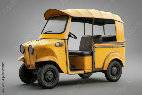 Taxi tuk-tuk, perfect for depicting transport in various global settings