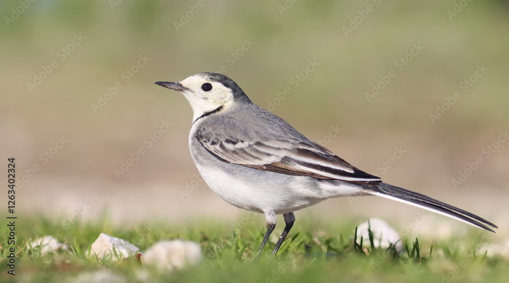 White Wagtail, Motacilla alba, birds of Montenegro White Wagtail, Motacilla alba, birds of Montenegro