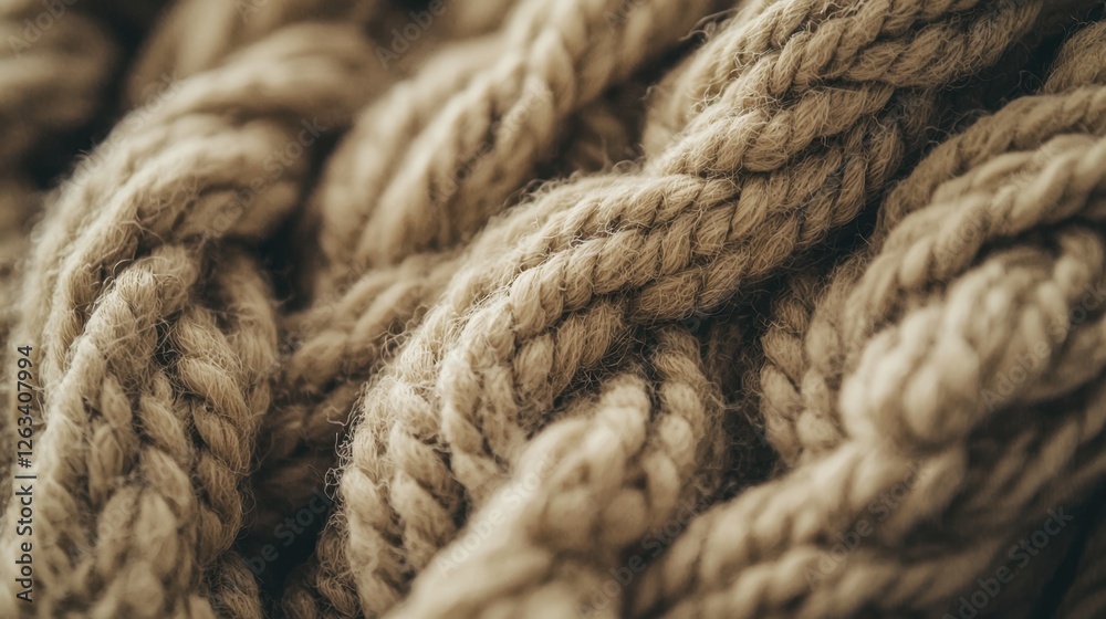 A close-up of thick, natural fibers intricately twisted to form a sturdy rope. The texture highlights the craftsmanship and durability of the material used, showcasing its rustic appeal A close-up of thick, natural fibers intricately twisted to form a sturdy rope. The texture highlights the craftsmanship and durability of the material used, showcasing its rustic appeal