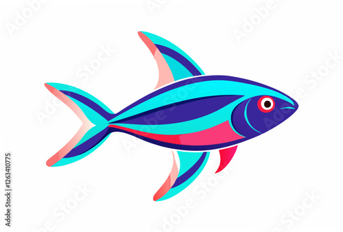 fish on a white background