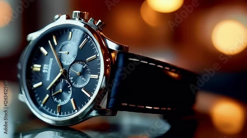 Sophisticated timepiece showcasing intricate design and craftsmanship