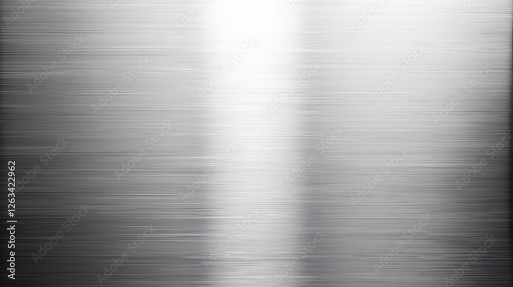 A silver surface with a reflection of a light source A silver surface with a reflection of a light source