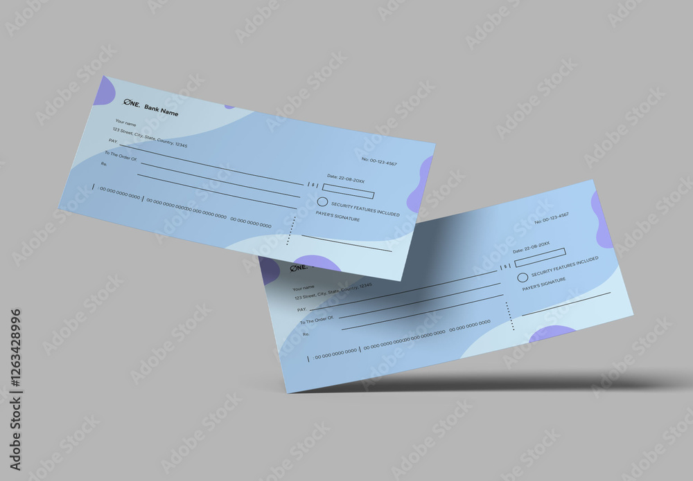 Creative Blank Check Layout Stock Template | Adobe Stock