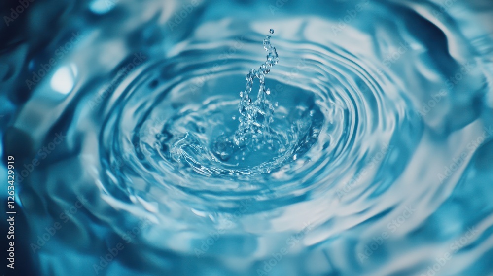Single Water Droplet Splashing with Perfect Circular Shape Single Water Droplet Splashing with Perfect Circular Shape