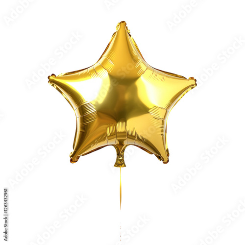 golden star on a white background