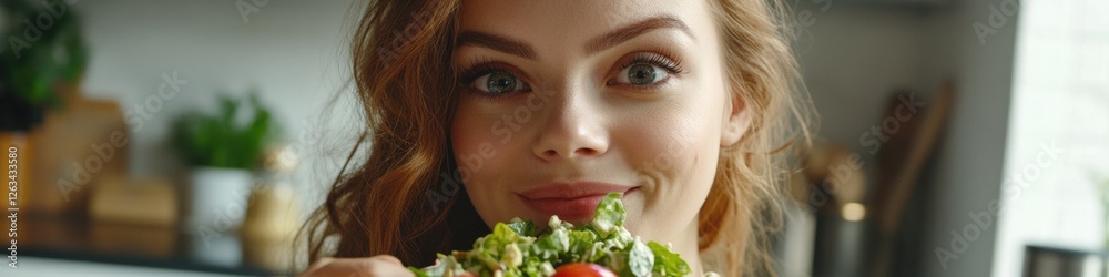 A person preparing a healthy meal at home A person preparing a healthy meal at home