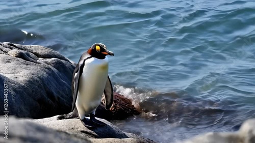 Penguin by the Sea