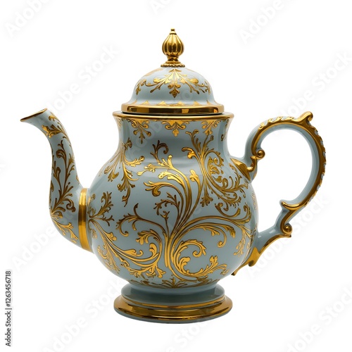 Ornate Porcelain Teapot