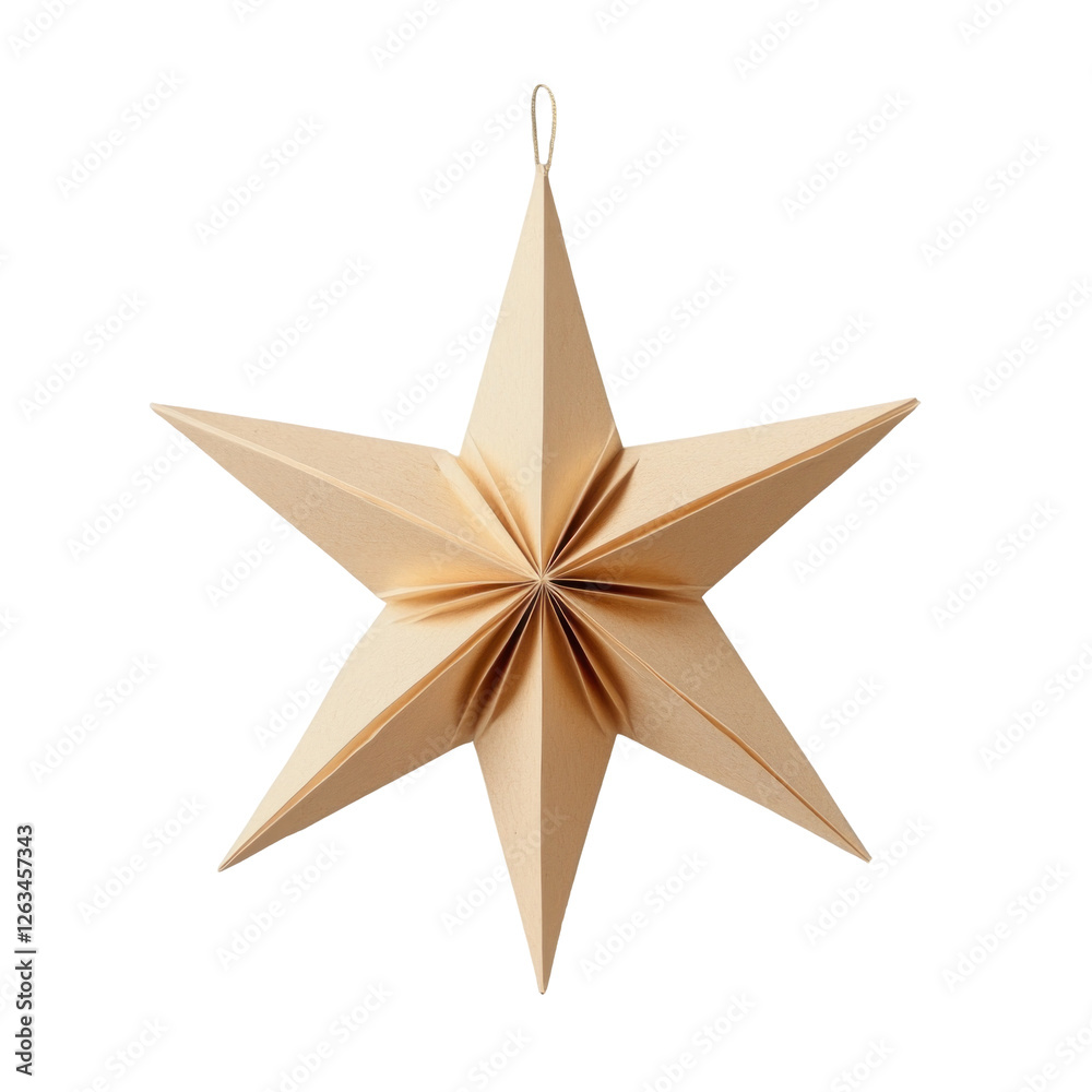 Obraz premium golden star on white background