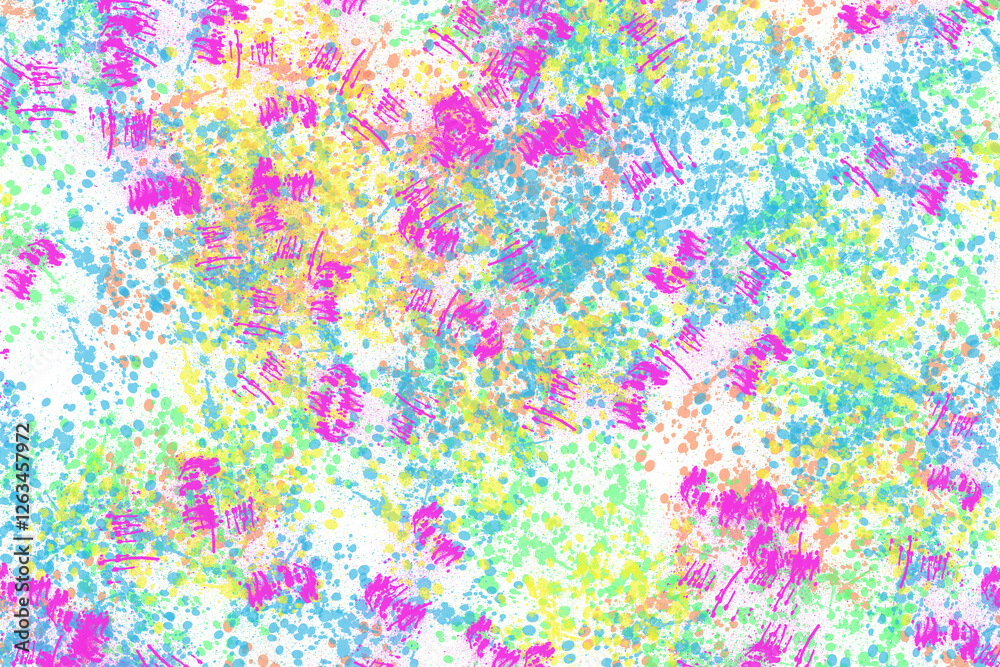 Abstract background with bright multi colored spots and elements Abstract background with bright multi colored spots and elements