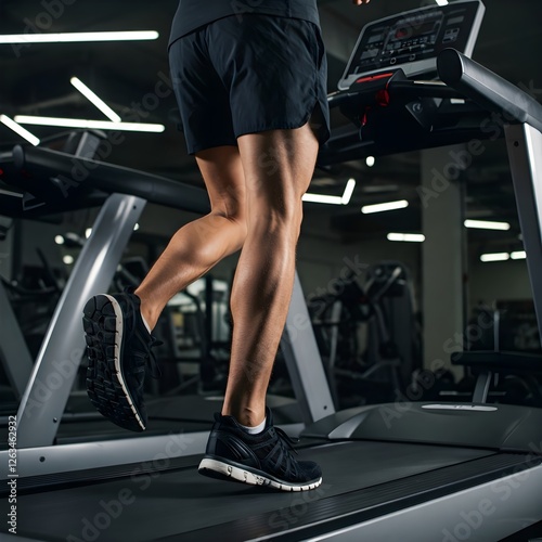 Man walking in a gym