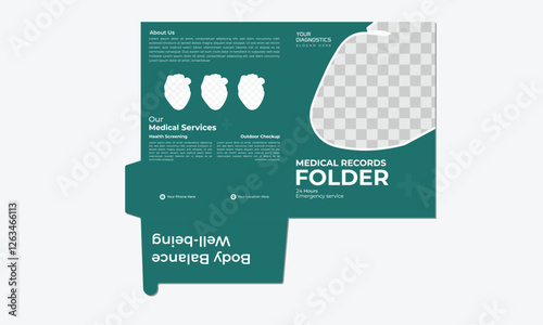 Medical File Folder Health File Folder Patient File Folder Clinical File Folder Doctor File Folder Medical Report Folder