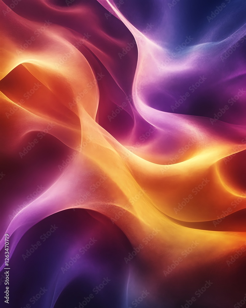 Fototapeta premium Abstract Flowing Colors Background