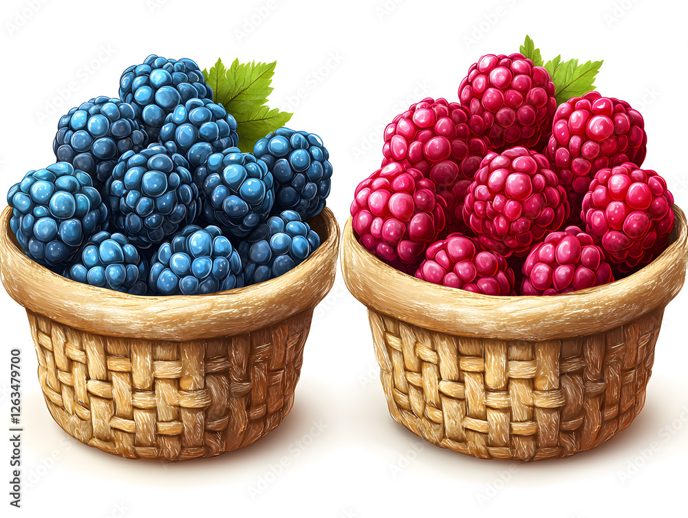 custom made wallpaper toronto digitalDelicious Composition of Fresh Berries Arranged Artfully Around a Creamy Bowl on a Light Surface