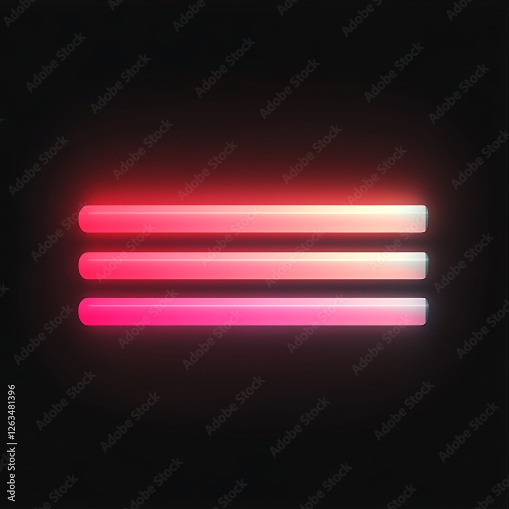 Neon light bars on dark background Neon light bars on dark background