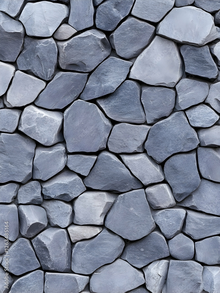 Fototapeta premium Stone wall surface with texture. Building background for architecture and design. Generative AI