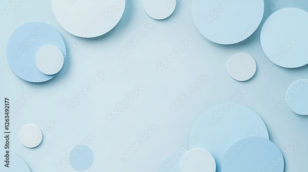 Abstract Light Blue Circles Background Design Abstract Light Blue Circles Background Design