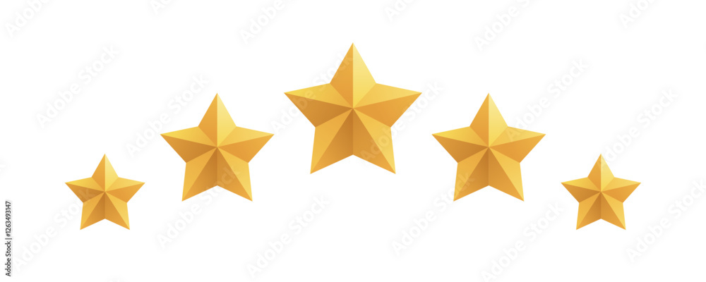 Vector isolated five stars. Realistic five stars. Five star rating. Five stars feedback. Customer feedback. Vector isolated five stars. Realistic five stars. Five star rating. Five stars feedback. Customer feedback.
