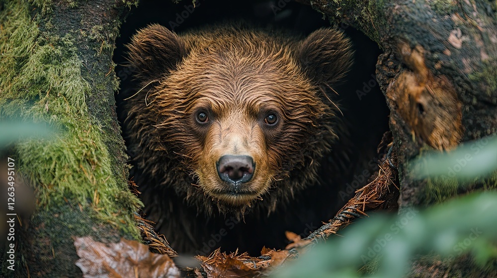 Fototapeta premium brown bear cub