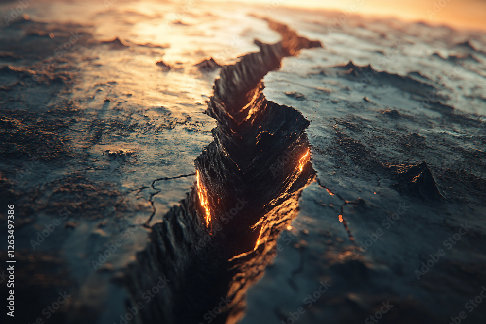 Generative AI Depiction of Geological Faults with Volcanic Activity and Tectonic Processes Generative AI Depiction of Geological Faults with Volcanic Activity and Tectonic Processes