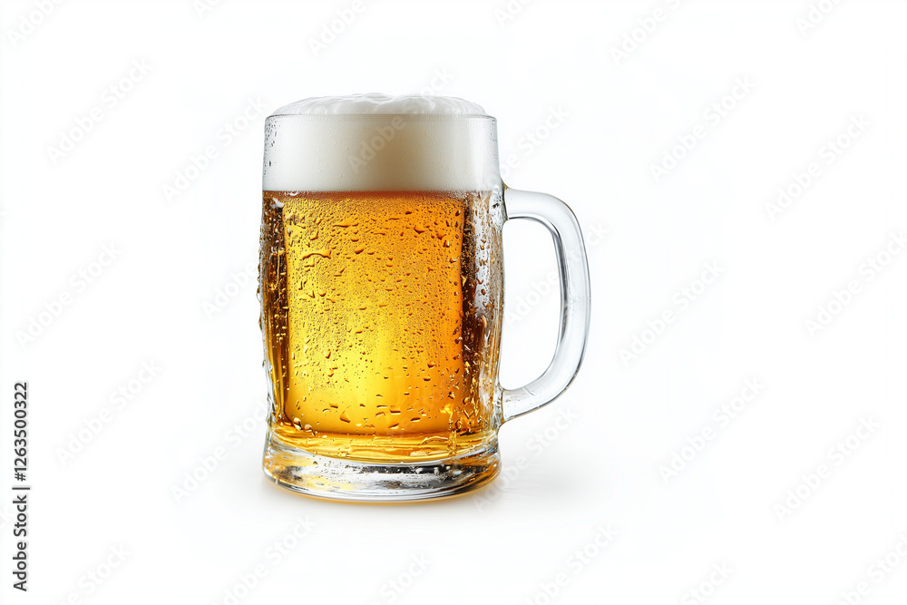 Mug of Beer, Isolated Mug of Beer, Isolated