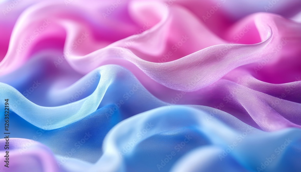 Obraz premium Flowing Pastel Dream An Abstract Background of Intertwining Organic Forms in Delicate Colors