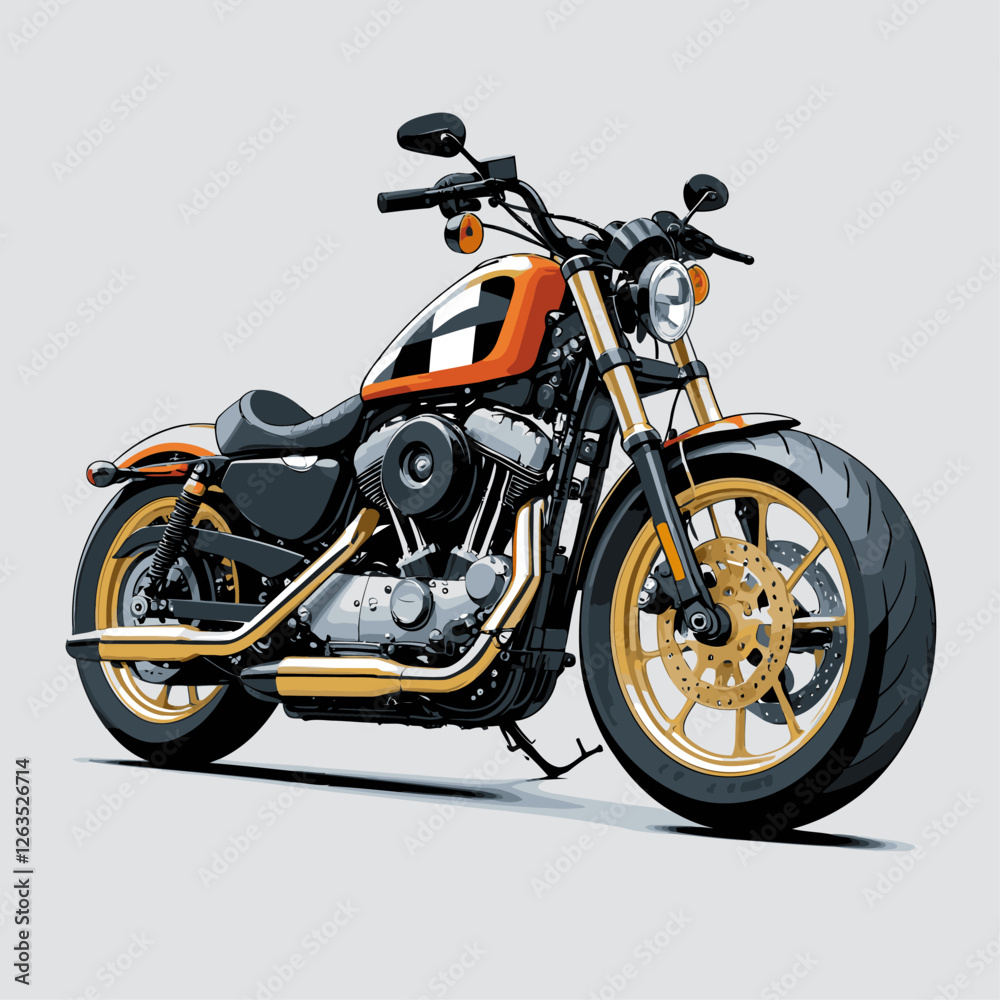 unique and cool motorcycle vector unique and cool motorcycle vector