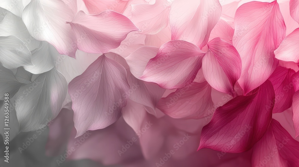 Petals in Shades of Pink with Translucent Texture (Delicate Patterns, Nature, Artistic Photo) Petals in Shades of Pink with Translucent Texture (Delicate Patterns, Nature, Artistic Photo)