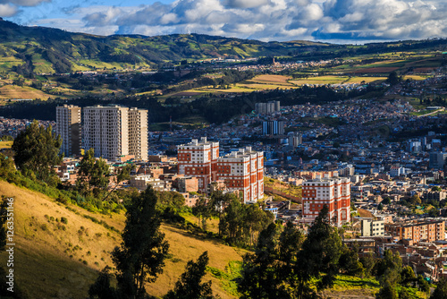 panoramic views of the city of Pasto Nariño Colombia