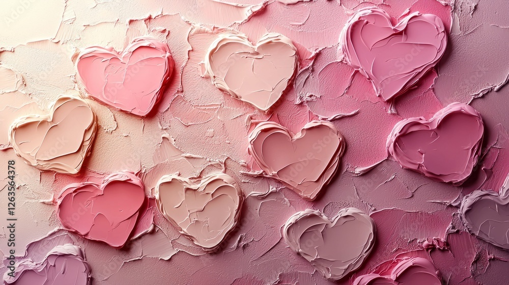 A soft pastel-colored background with subtle heart patterns in light pink, perfect for a Valentines Day greeting card or minimalistic design A soft pastel-colored background with subtle heart patterns in light pink, perfect for a Valentines Day greeting card or minimalistic design