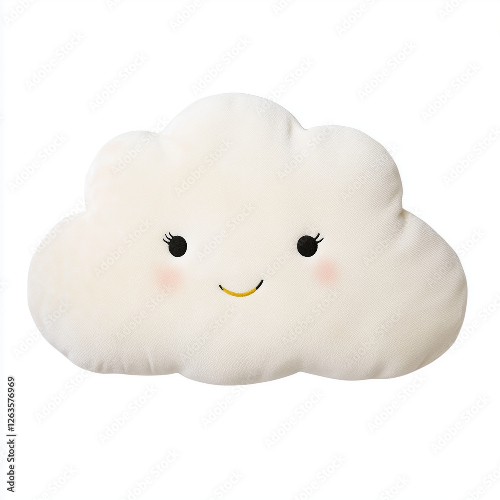 Cozy cloud-shaped cushion Cozy cloud-shaped cushion
