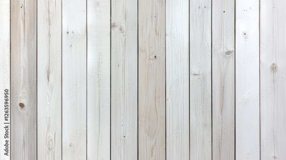 Naklejka premium Light Gray Wooden Planks Wall Background
