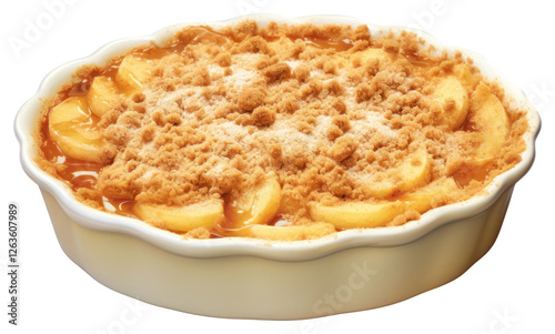 PNG Apple crumble dessert food pie. photo