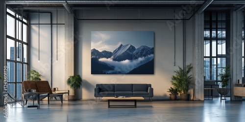 A medium-close-up reveals an intricately textured, multi-layered gray concrete floor, exuding subtle ruggedness and depth underfoot