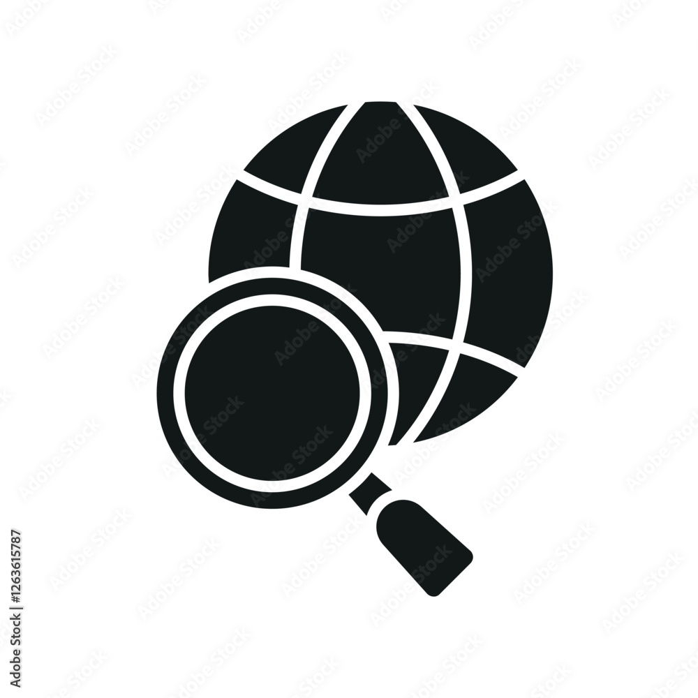 Web search icon collection .design style with background Web search icon collection .design style with background