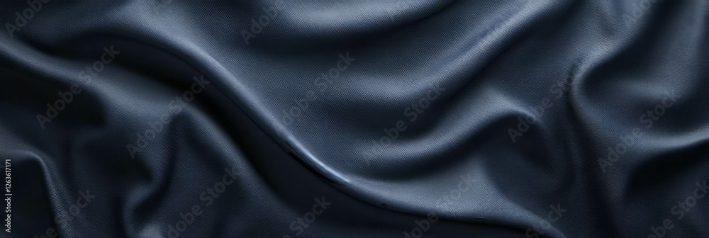 Elegant navy blue suede fabric showcasing smooth texture and deep shadows for a stylish banner Elegant navy blue suede fabric showcasing smooth texture and deep shadows for a stylish banner