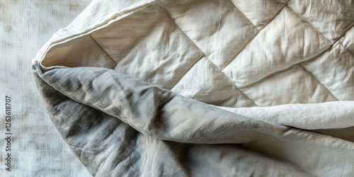 Wallpaper Mural Textured quilted cotton wrap showcasing brushed zinc and rough sandstone details Torontodigital.ca