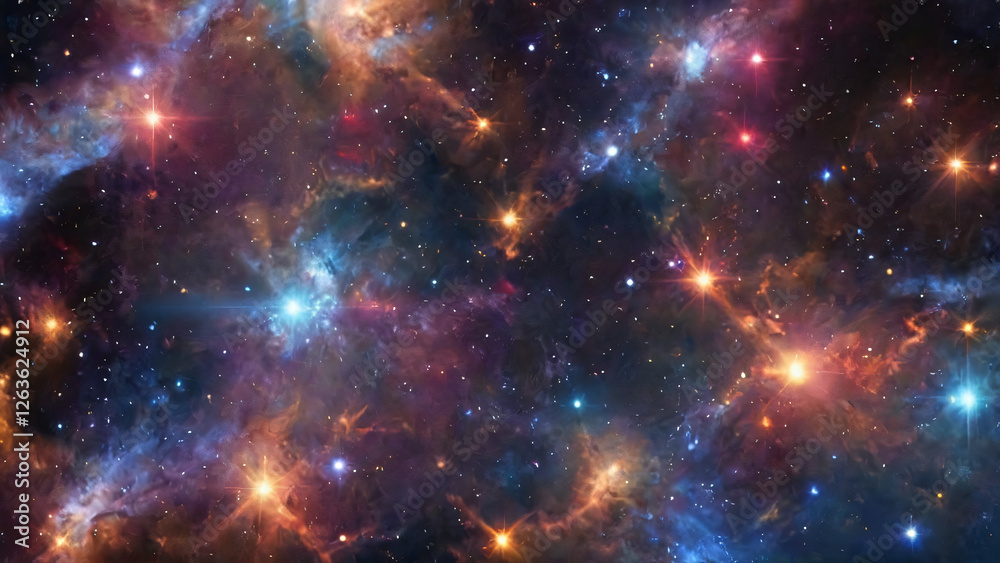 Space background with many stars Space background with many stars