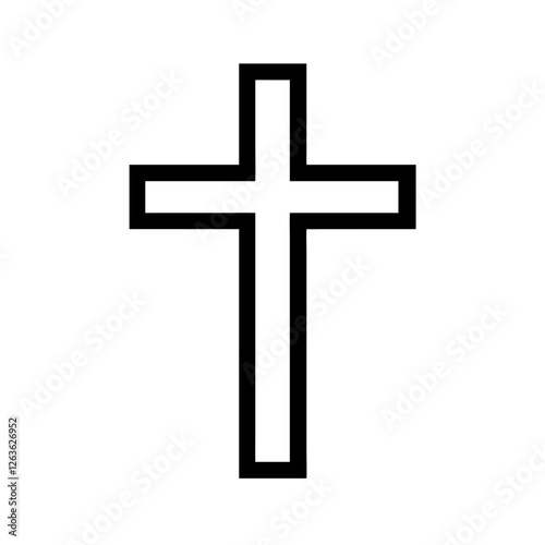 Christian cross symbol representing faith and hope during the Easter celebration in various cultural contexts and communities around the world