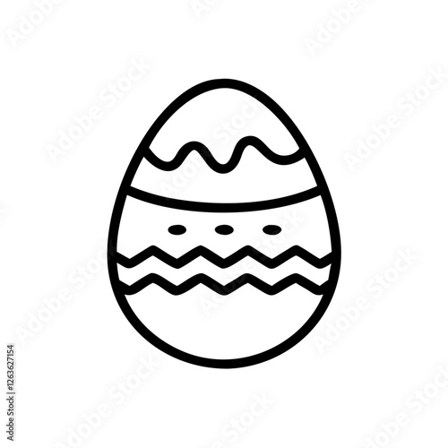 Colorful easter egg design featuring decorative patterns and shapes celebrating the festive spirit of springtime traditions and family gatherings