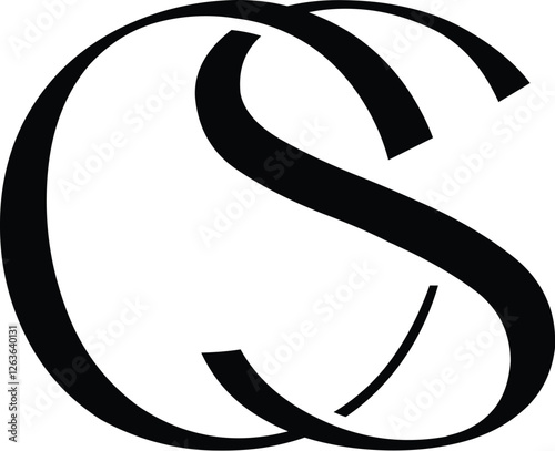 Vector CS clothing logo